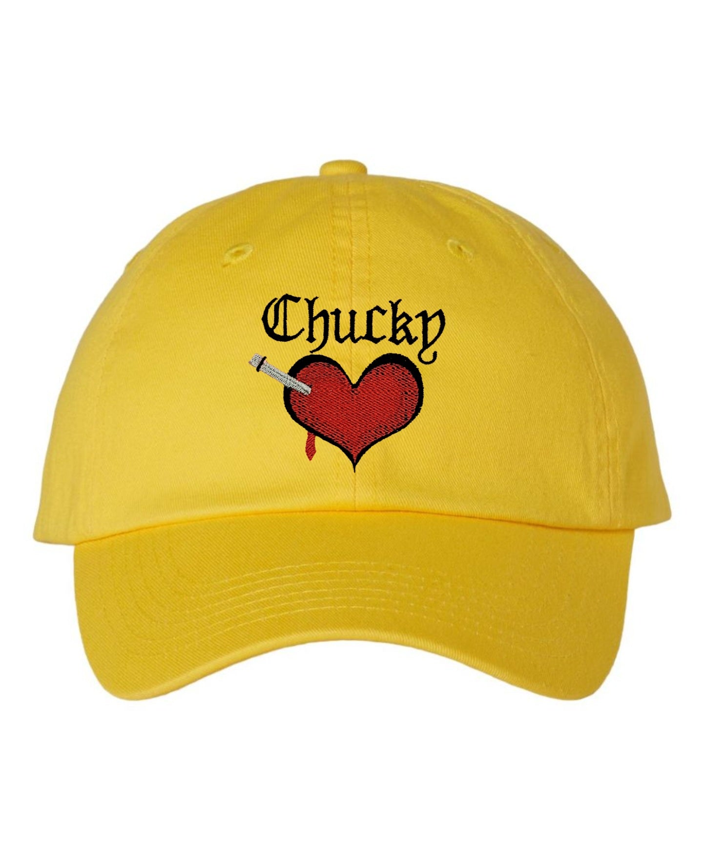 CHUCKY Heart and Dagger Tattoo Dad Hat