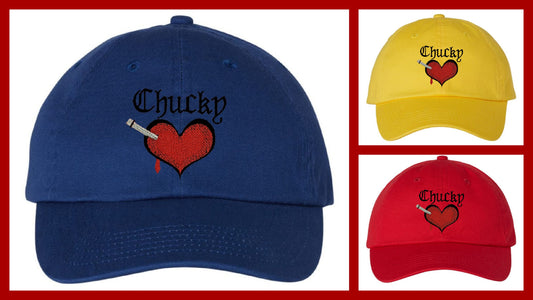 CHUCKY Heart and Dagger Tattoo Dad Hat