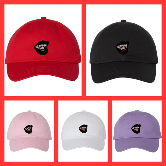 Vampire Lips Dad Hats