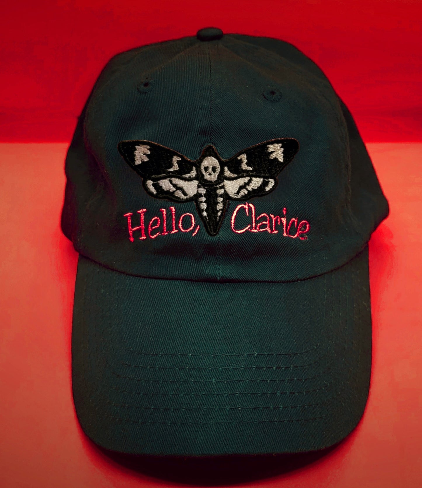 Hello,Clarice Death Moth Dad Hat