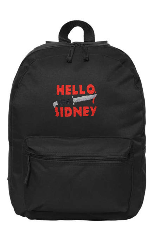 HELLO, SIDNEY Backpack