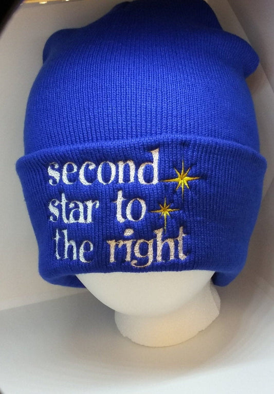Second star to the right stars beanie