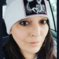 MERMAID SKELETON PATCH /Embroidered Beanie/ Spooky Season Apparel