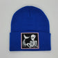 MERMAID SKELETON PATCH /Embroidered Beanie/ Spooky Season Apparel