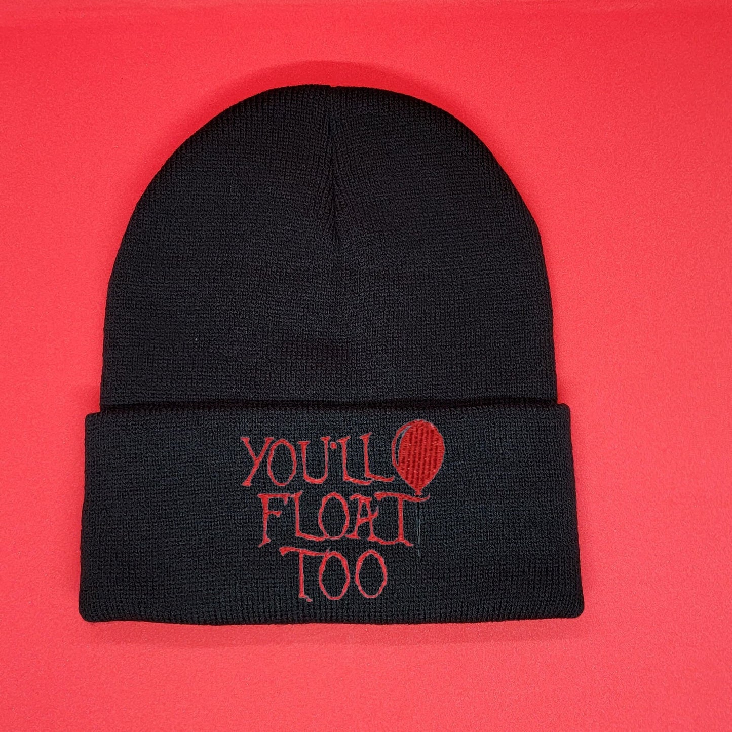 You'll Float Too Red Balloon Beanie