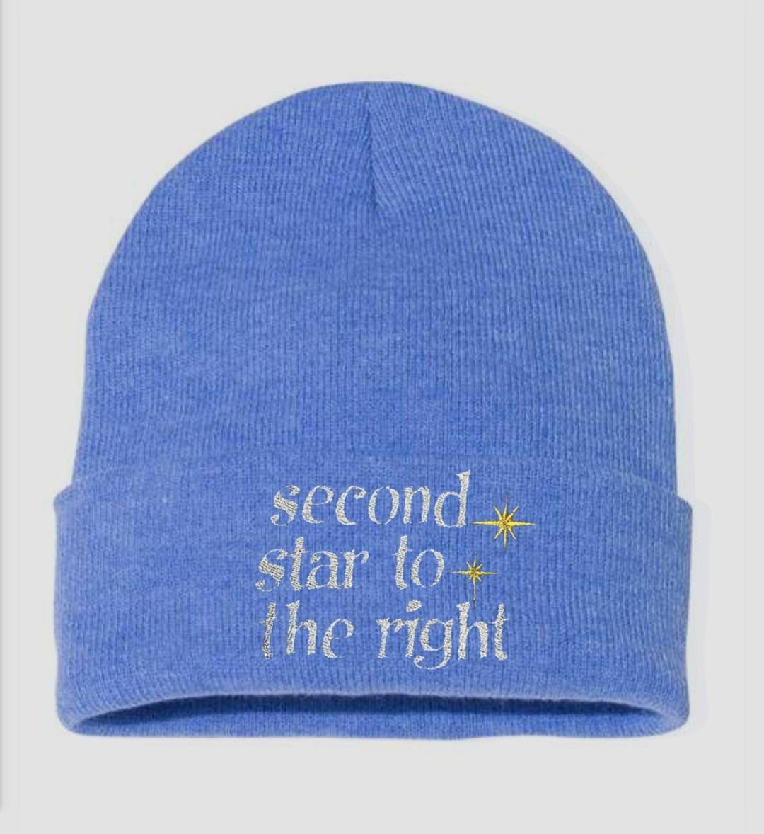 Second star to the right stars beanie