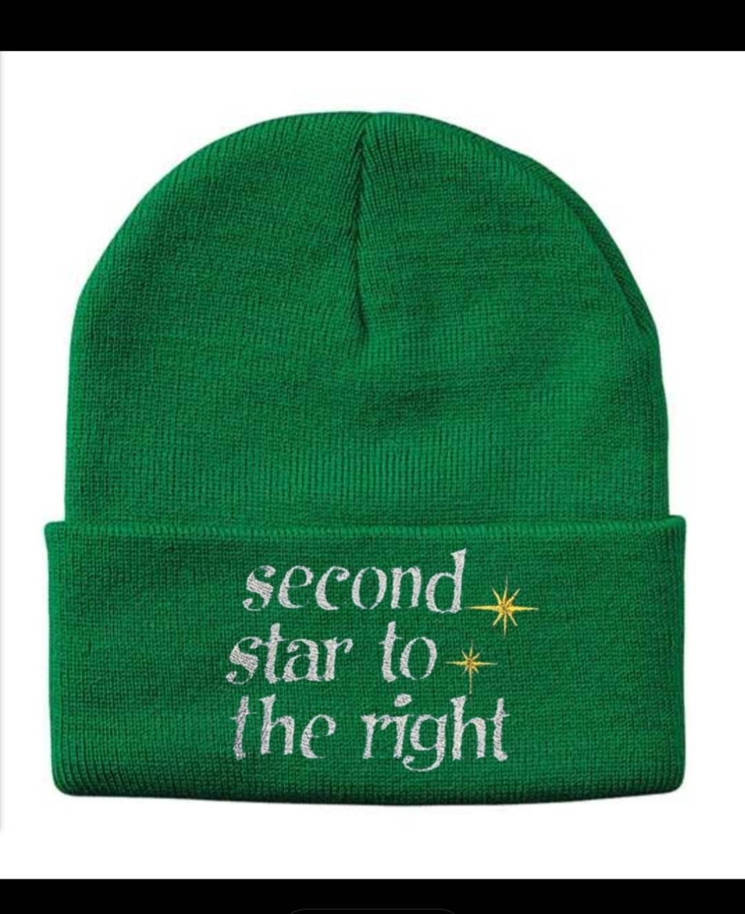 Second star to the right stars beanie