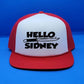 HELLO SIDNEY TRUCKER HAT