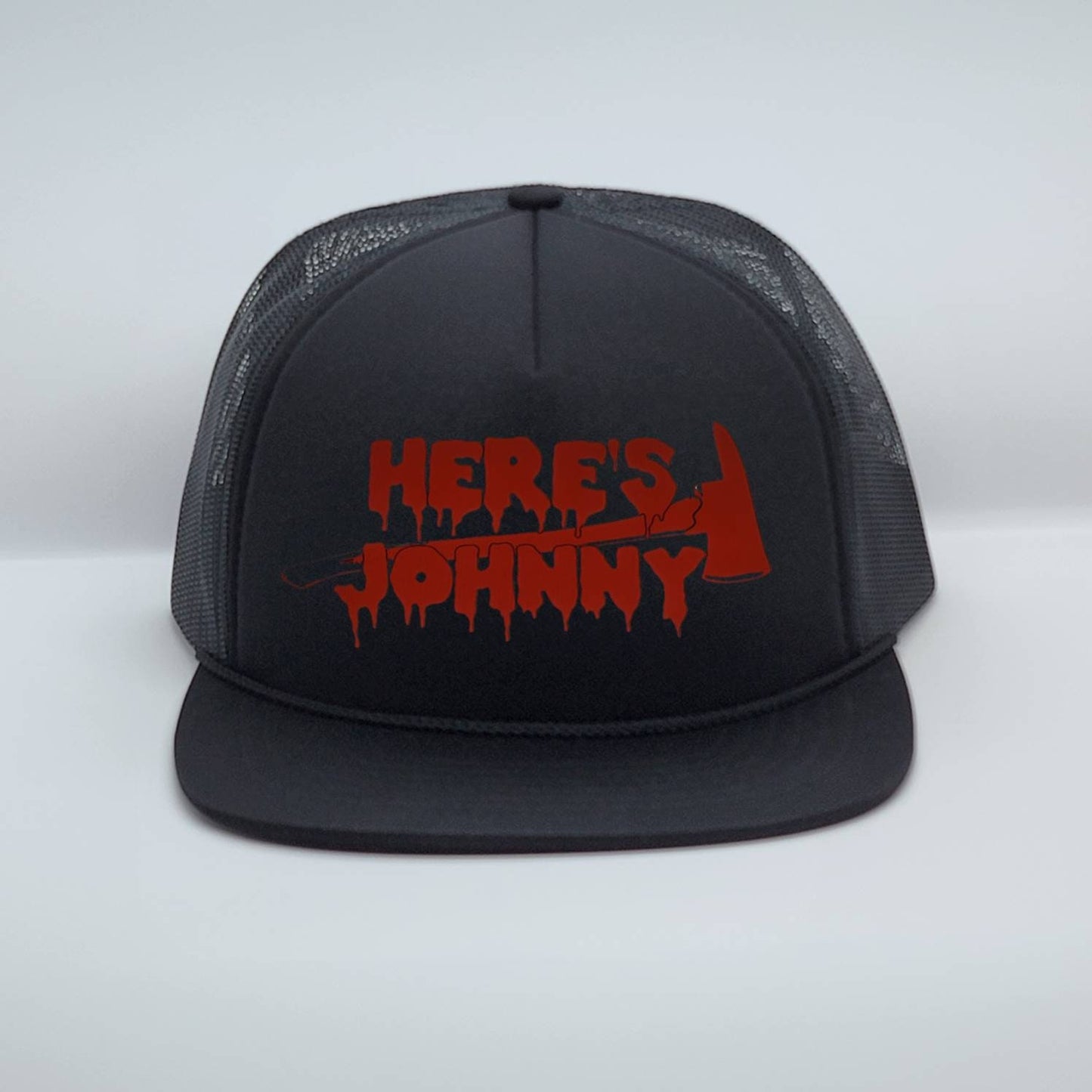 HERE'S JOHNNY Axe Trucker Hat Cap