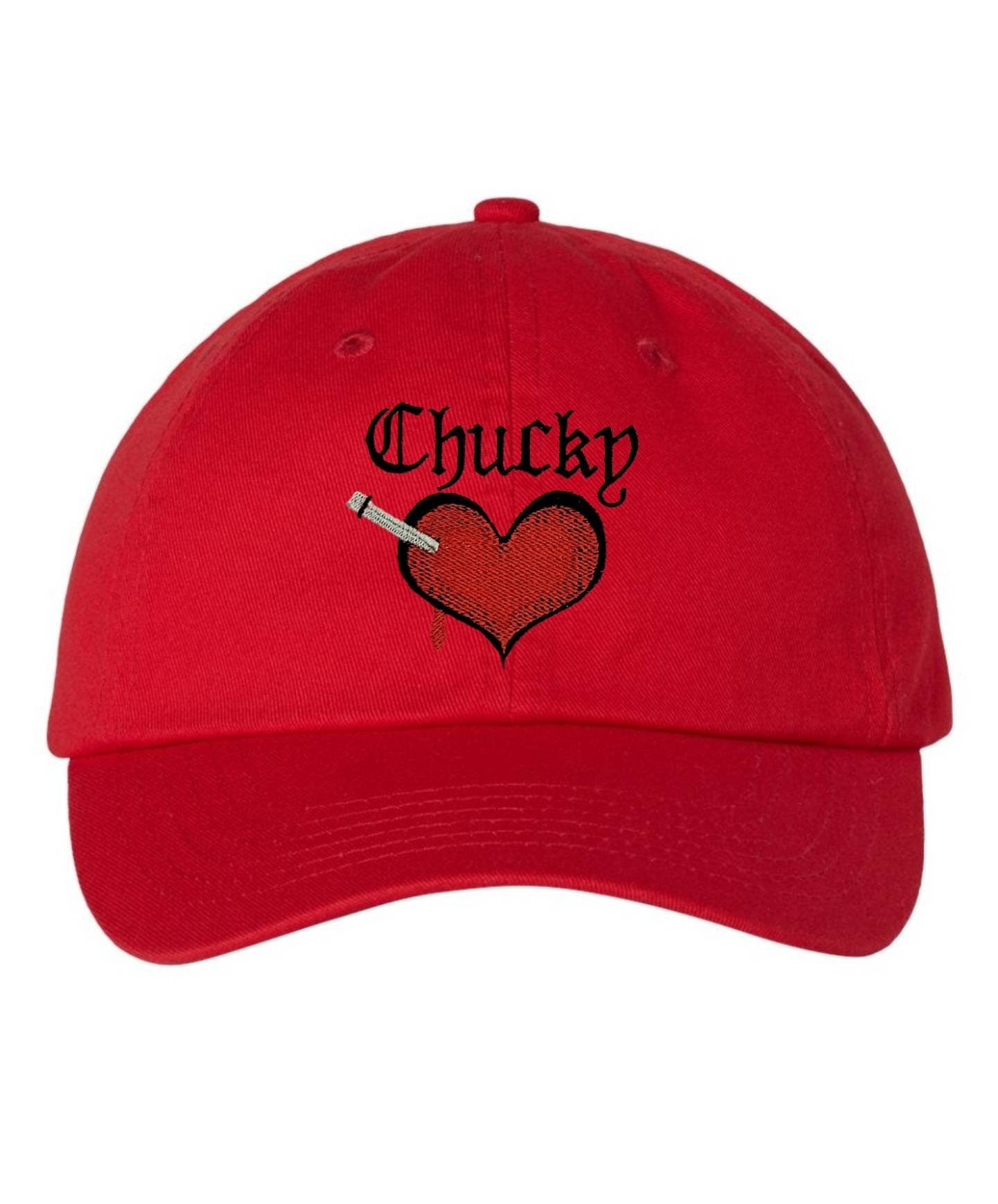 CHUCKY Heart and Dagger Tattoo Dad Hat