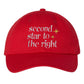 second star to the right dad hat